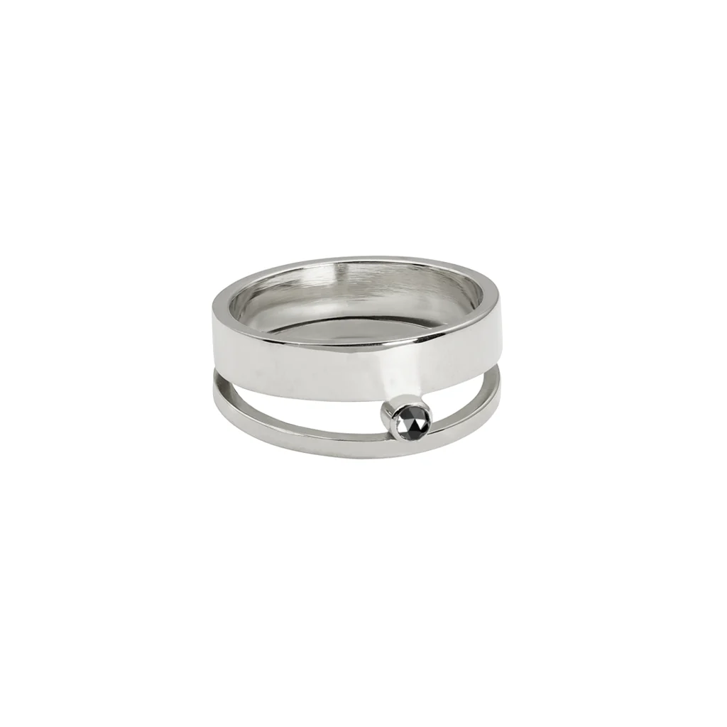 HOVER RING, BLACK DIAMOND