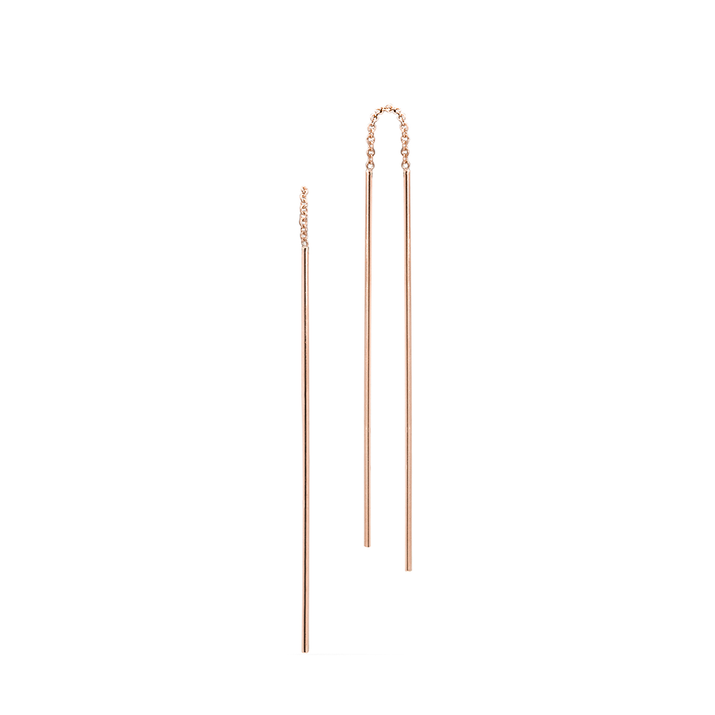 LONG THREADER EARRINGS