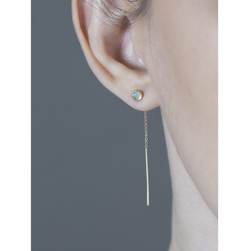 OPAL THREADER EARRINGS